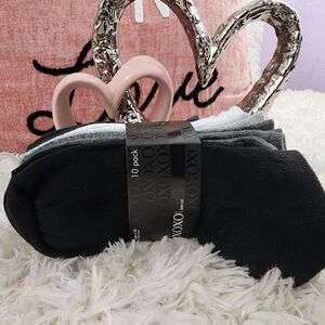 XOXO 10 Pack Low Cut Socks Size 4-10